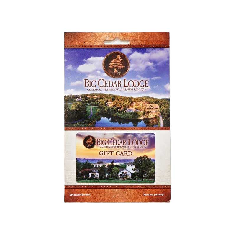 Big Cedar Lodge Golf - Gift Cards