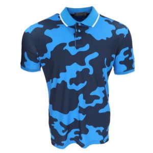 G/FORE Exploded Camo Polo- Top of the Rock