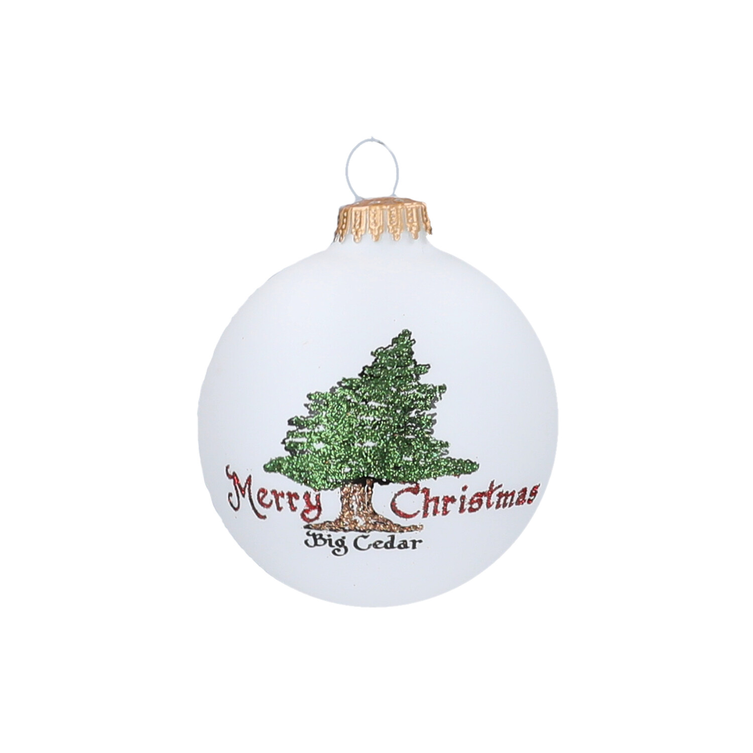 CEDAR Merry Chritmas Ornament CEDAR Merry Chritmas Ornament