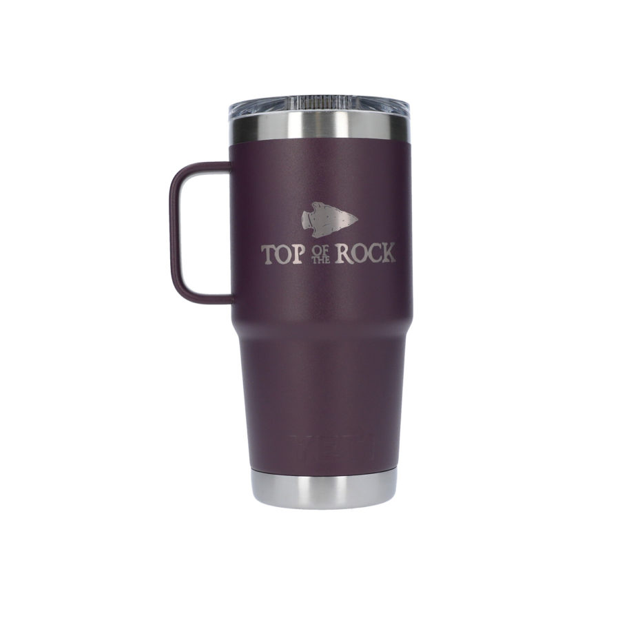 Yeti Rambler White 20 oz Travel Mug With Stronghold Lid