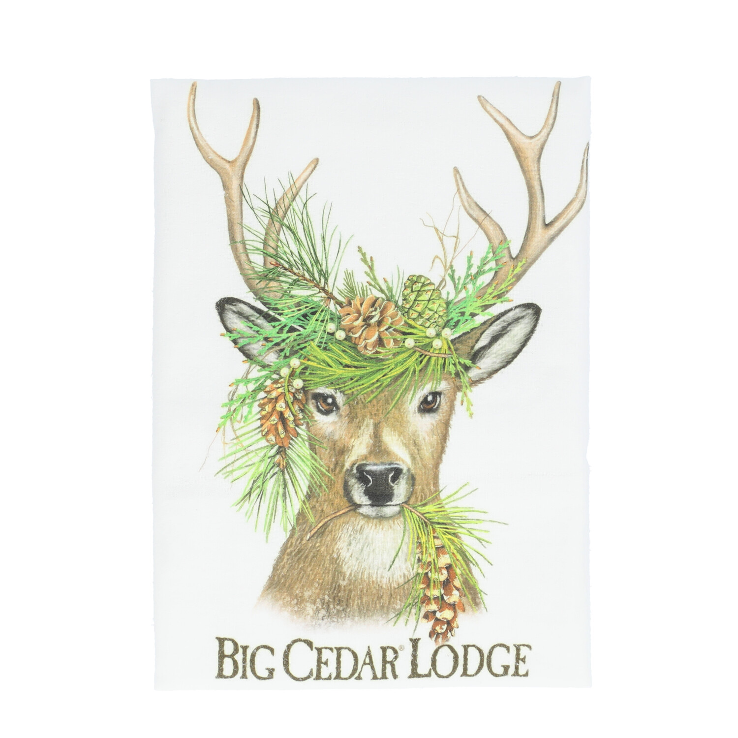 Pine Deer Kitchen Towel Shop Big Cedar