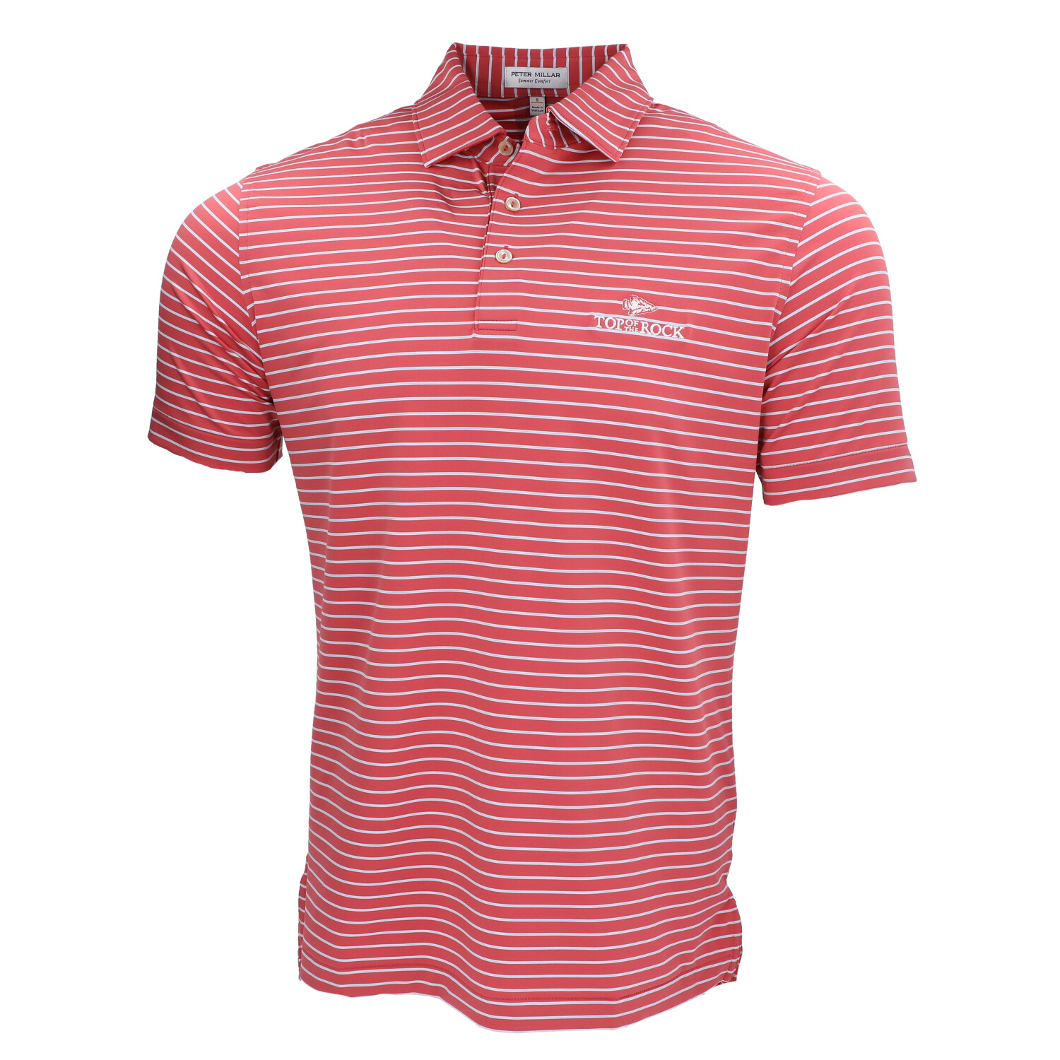 PETER MILLAR Drum Performance Jersey Polo- Top of the Rock