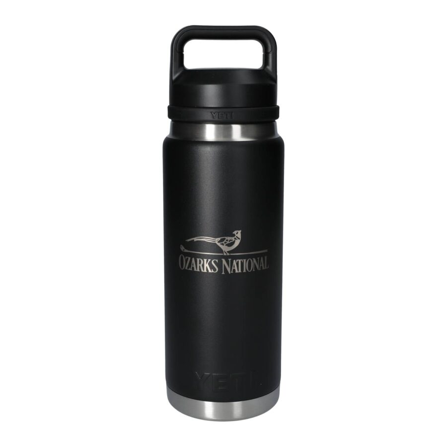 YETI ON BOTTLE BLACK