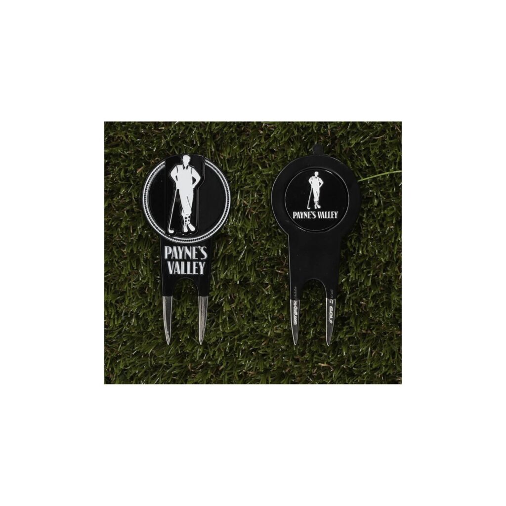 Bourbon Macht Es Besser – Lustiger Golfball-Marker Mit Divot-Tool In Schwarz Bourbon Macht Es Besser – Lustiger Golfball-Marker Mit Divot-Tool In Schwarz