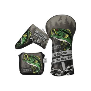 PINS & ACES Bass Headcover- Big Cedar Golf