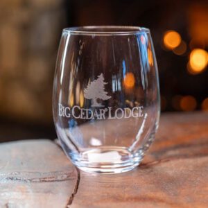 Big Cedar Lodge Stemless Wine Glass