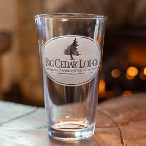 Big Cedar Lodge Pub Glass