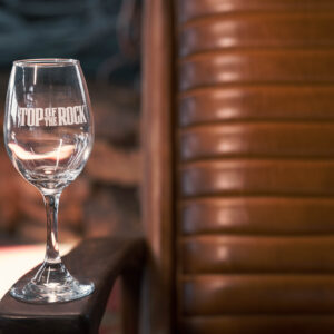 Top of the Rock Wine Glass
