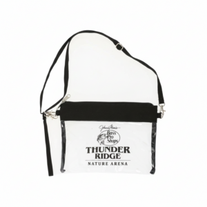 Thunder Ridge Nature Arena Clear Clutch Bag