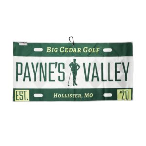 Payne's Valley License Plate Towel