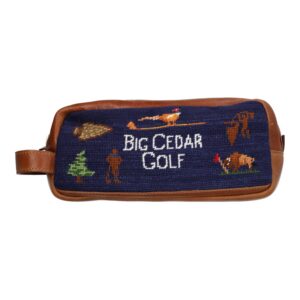 Big Cedar Golf Hand Stitched Toiletry Bag