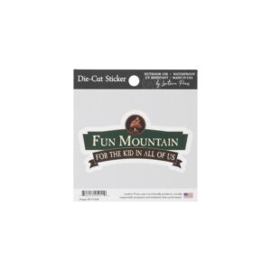 Fun Mountain Banner Sticker