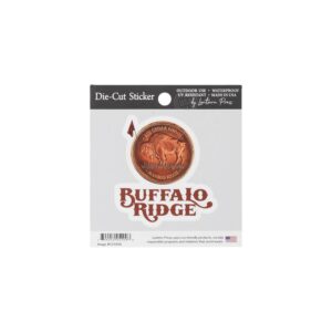 Buffalo Ridge Medallion Sticker