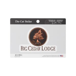 Big Cedar Lodge 1921 Medallion Sticker