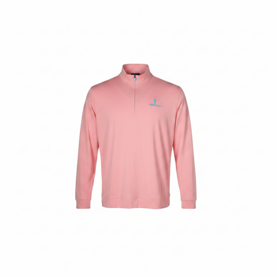 JOHNNIE O PINK QTR ZIP