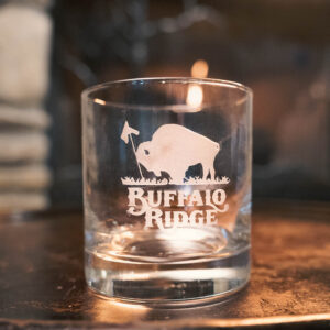 BUFFALO RIDGE WHISKEY GLASS Set of 2