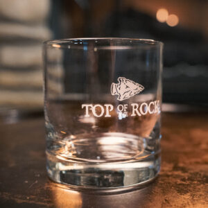 TOP OF THE ROCK WHISKEY GLASS Set of 2